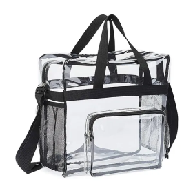 Clear Crossbody Bag Stadium Approved Clear Transparent Shoulder Bag (Option: Transparent)