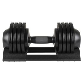 52LBS Adjustable dumbbell steel and plastic (Color: as Pic)