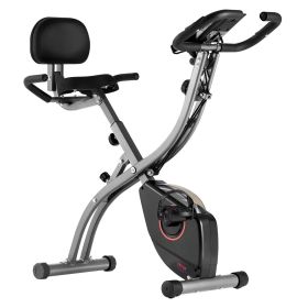VEVOR Folding Exercise Bike Fitness Stationary Bike Upright Indoor Cycling Bike (Adjustable Exercise Modes: 3 Adjustment Modes)